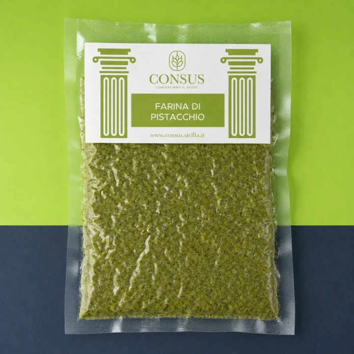 Farina di pistacchio di Sicilia in busta sottovuoto Consus Sicilia